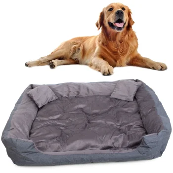 Waterproof Dog Bed with Pillows XL 90x75 cm