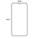 Etteri 9D Tempered Glass for Apple iPhone 12 / 12 Pro 6.1\"