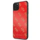 Guess iPhone 11 Pro Max Case 4G Double Layer Glitter, Red