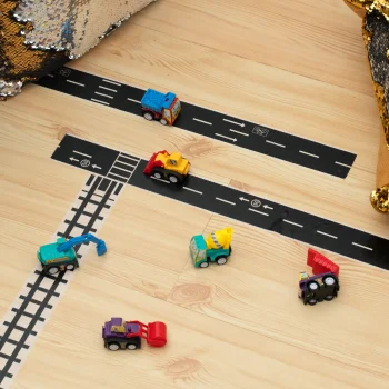 Friction Powered Construction Toy Vehicles, 6 pcs