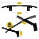 4Fizjo Wall-Mounted Pull-Up Bar with Punching Bag Holder