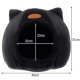 Pet Bed Sofa Mattress Mat Cushion Nest Sleeping Place for Cat Dog - 40x37cm, Black