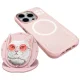 Nimmy iPhone 16 Pro Max Case Glasses Cool Cat MagSafe, Pink