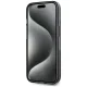 Karl Lagerfeld Liquide Glitter Monogram Gradient iPhone 15 Case - Black