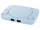Retro TV Video Game Console with 2 Controllers and Gun (9999 Games), Blue