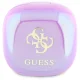 Guess 4G Printed Logo Wireless TWS In-Ear Headphones with Charging Case, Bluetooth 5.3 - Purple