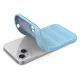 Magic Shield Case Flexible Shockproof Case for iPhone 14 Plus, Light Blue