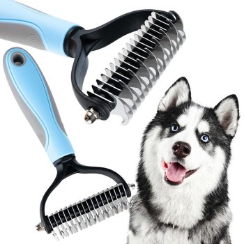 Pet Dematting Comb – Trimmer for Tangles and Shedding