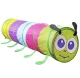 Children’s play tunnel caterpillar with bag, 180 cm, multicolor