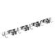 Maclean MC-184 Wall Organizer for Garden Tools and Mops, 49 cm