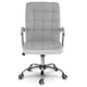 Sofotel Benton Office Chair, Fabric/Eco-Leather, Grey/White