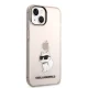 Karl Lagerfeld Ikonik Choupette Case for iPhone 14 Plus Pink