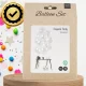 Bakalu Balloons 12 pcs 1st Birthday Origami, Transparent White