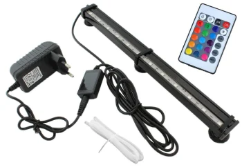 RGB LED Aquarium Light Bar with Bubble Effect 28 cm