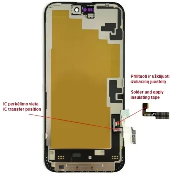 Display for iPhone 16 Plus, LTPO Soft OLED, 60Hz, 6.69"