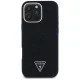Guess iPhone 16 Pro Max Case Denim Triangle Logo MagSafe, Black