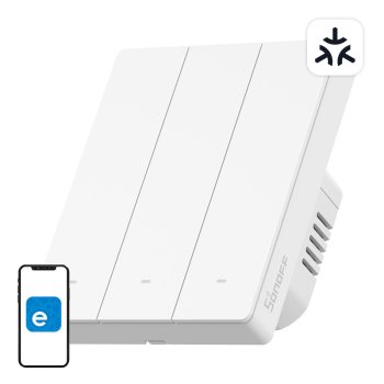 Smart Wall Switch SONOFF M5-3C-80W 3-Channel Matter WiFi