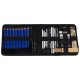 Professional Sketching & Drawing Pencil Set 54-Piece Art Kit with Sketch Pad Case