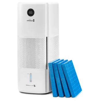 Webber Evaporative Air Humidifier with Ionization and LED Display