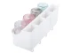 Toothbrush and Cup Organizer with Toothpaste Dispenser, White
