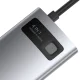 Baseus Metal Gleam Series 4in1 USB-C Hub (USB 3.0, USB 2.0, HDMI, PD) Grey