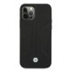 BMW iPhone 12 / 12 Pro vāciņš Perforated Sides, melns