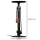 Trizand Floor Pump with Pressure Gauge 16 bar / 230 PSI, Black