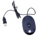 Mini Wired Optical Mouse AK190, Black/Transparent