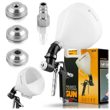 Pneumatic Plastering and Paint Spray Gun Humberg Hm-259, 6L