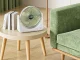 Portable Desk Fan, Quiet USB Rechargeable Cordless Fan with 3 Speeds