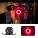 Rockbros Q1 Rear Bike Light 7 Color LED, Black