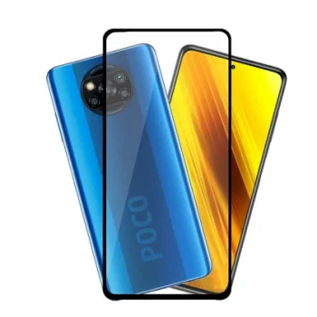 5D Xiaomi Poco X3 / X3 NFC Tempered Glass Screen Protector [Full Glue] - Black