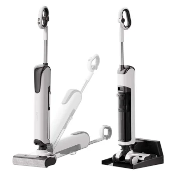 Uwant D100 17000Pa Upright Vacuum Cleaner with Mopping Function and Station, White