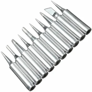 Soldering Iron Tips Set 10 pcs, Silver