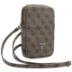 Guess Zip 4G Triangle Phone Bag, Brown