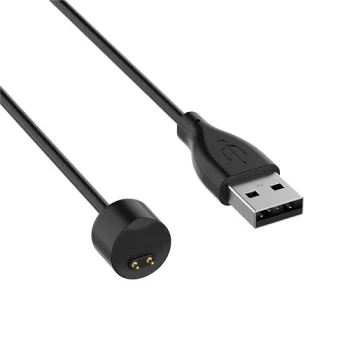 Magnetic USB Charger Cable for Xiaomi Mi Band 5 / 6 / 7, 40cm, Black