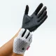 Rockbros Cycling Gloves 1611001103, Full Finger, Size M, White and Black