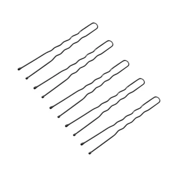 Metal Hair Pins E-65 6 cm 300 Pcs Black