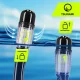 4Fizjo TSUNAMI Diving and Snorkeling Mask with Snorkel, Black