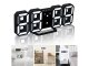Digital LED Alarm Clock with Thermometer, Black