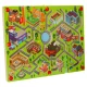 Magnetic Wooden Maze Board Game for Kids Big City, 2 Players