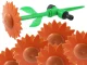Garden Sprinkler - Sunflower, Red/Green