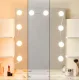 Modernhome Vanity Table with LED Mirror and Drawers