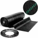 Plonos Weed Barrier Landscape Fabric 5.25x164 ft Heavy Duty 2.65oz + 50 Staples, Black