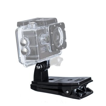 Holder with clip mounting GoPro