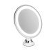 Adler LED makeup magnifying bathroom mirror 24 rotating 360 suction cup