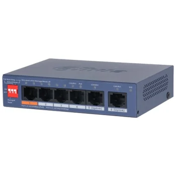 PoE Switch CS4006-4ET2GT-60 4x PoE 100Mbps + 2x Gigabit Uplink 60W