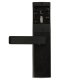 Smart Door Lock Handle with Fingerprint, Keypad, and Bluetooth, Black