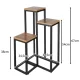 Ruhhy 3-Tier Metal Plant Stand 67 cm