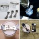 Metal Candle Wick Centering Tool Holder, Silver